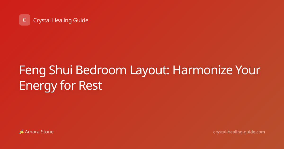 Feng Shui Bedroom Layout: Harmonize Your Energy for Rest